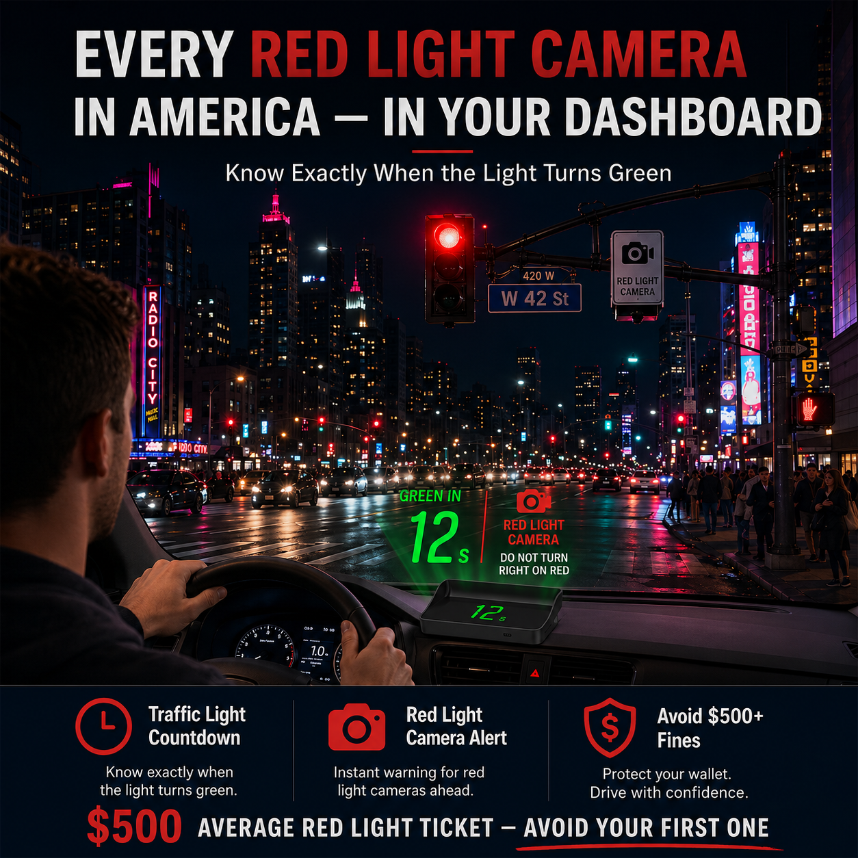 👑Head-Up Display (HUD) Car GPS Digital Speedometer
