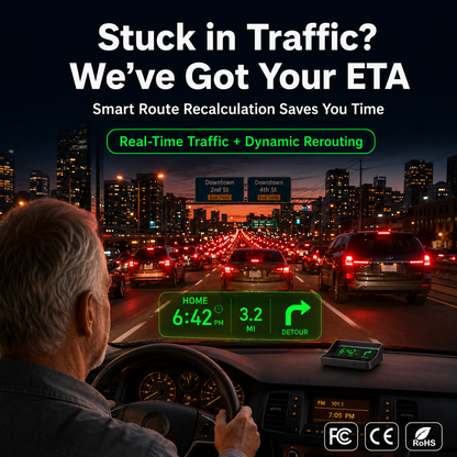 👑Head-Up Display (HUD) Car GPS Digital Speedometer