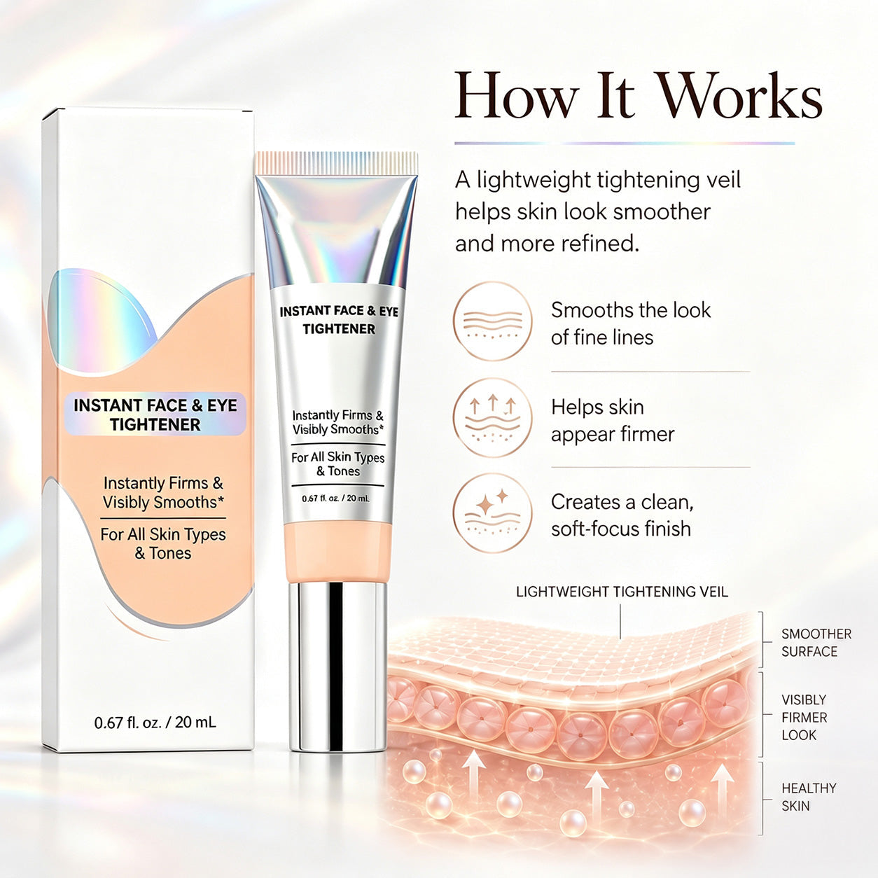 💕Instant Face Tightener – ✨Visible Smoothing in 60 Seconds, Monthly Performance Upgrade in 30 Days