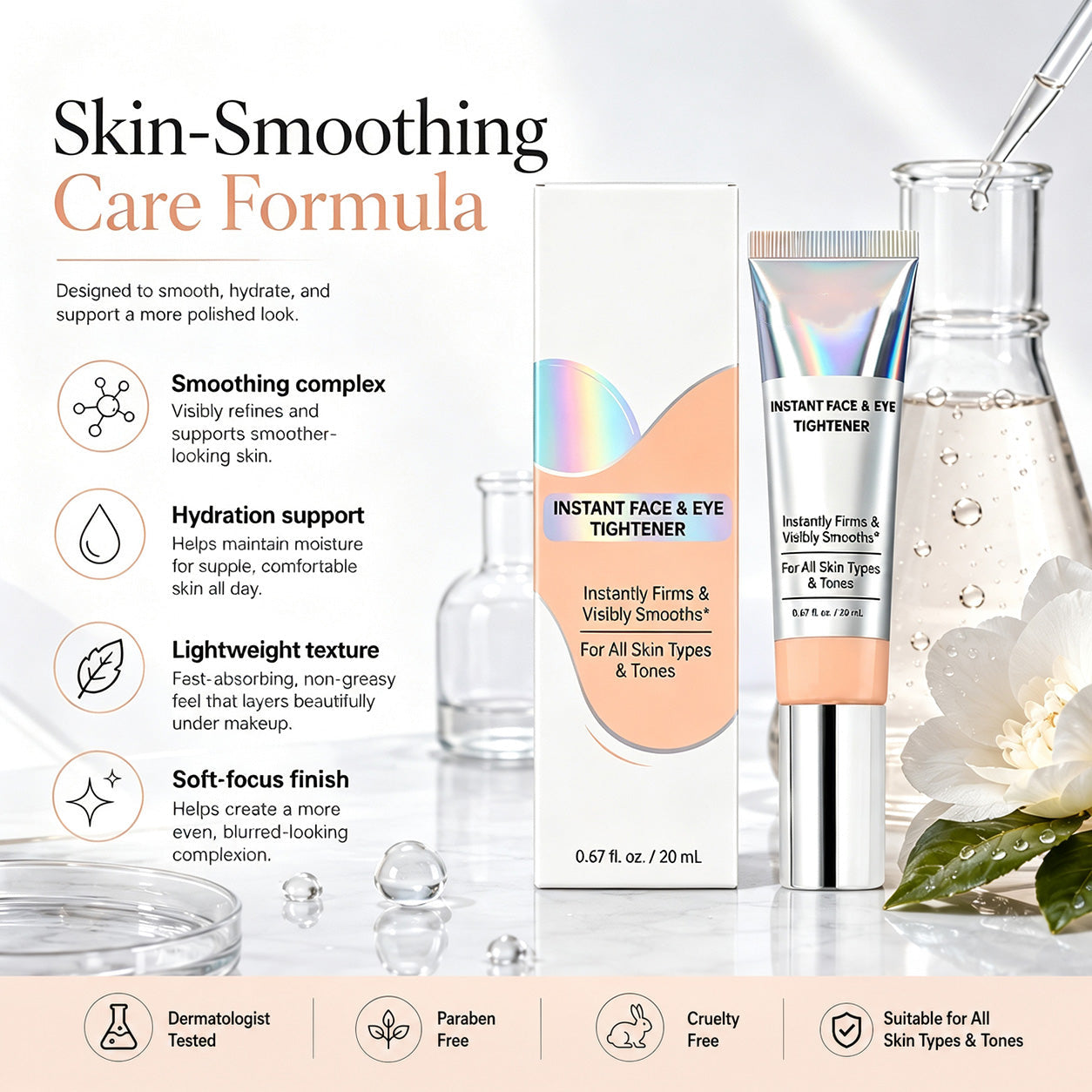 💕Instant Face Tightener – ✨Visible Smoothing in 60 Seconds, Monthly Performance Upgrade in 30 Days