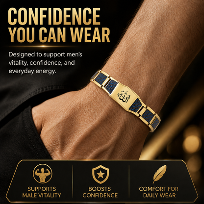 ✨🔥Men’s Strength & Vitality Bracelet💯🎂Upgrade Your Energy, Style, and Confidence-ABB8